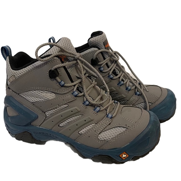 Men’s MERRELL Strongfield Waterproof Work Boots - Picture 2 of 12